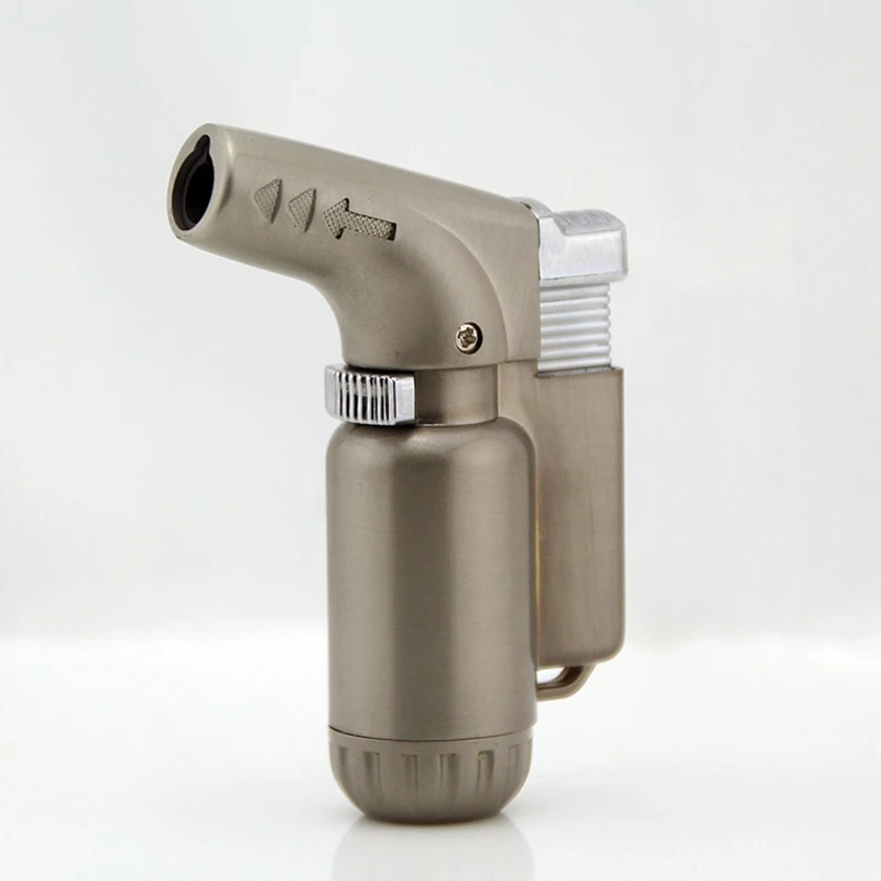 

Elbow Straight Into The Lighter Electroplating Spray Gun Lighter Windproof Inflatable Butane Gas Lighter Smoking Accessories