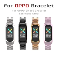 metal strap for oppo smart bracelet band stainless steel replacement for oppo watch replacement wrist wristbands accessories