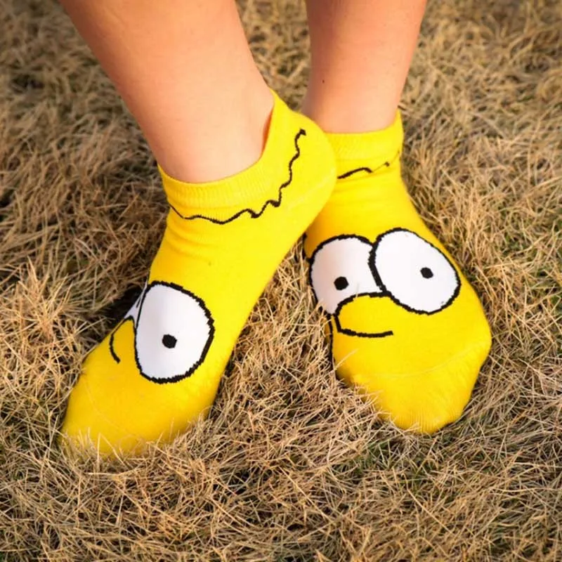 Женские Дышащие Короткие носки Chaussettes удобные прямые в стиле аниме для отдыха |