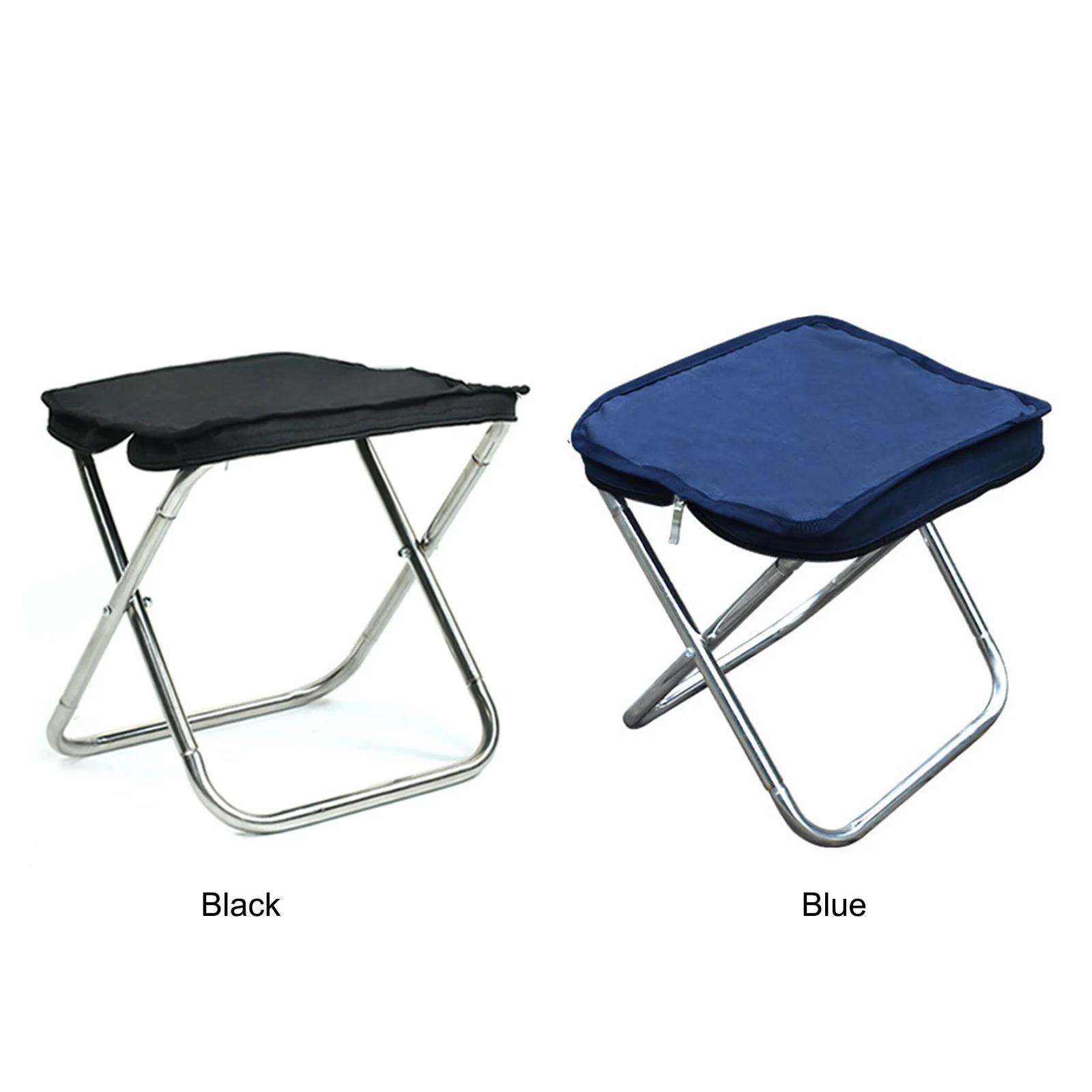 Стул складной из нержавеющей стали для кемпинга 2 цвета | Спорт и развлечения