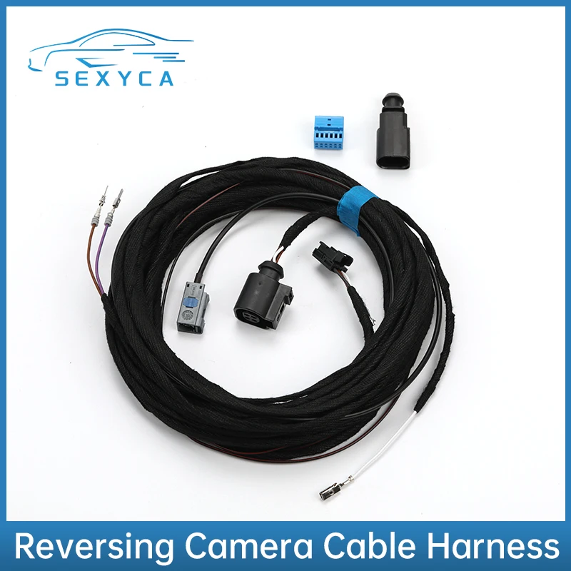 

Rear View Camera Wire Harness 5GG827469F Reversing Flip Logo Camera Cable Fit for VW Golf 7 MK7 VII