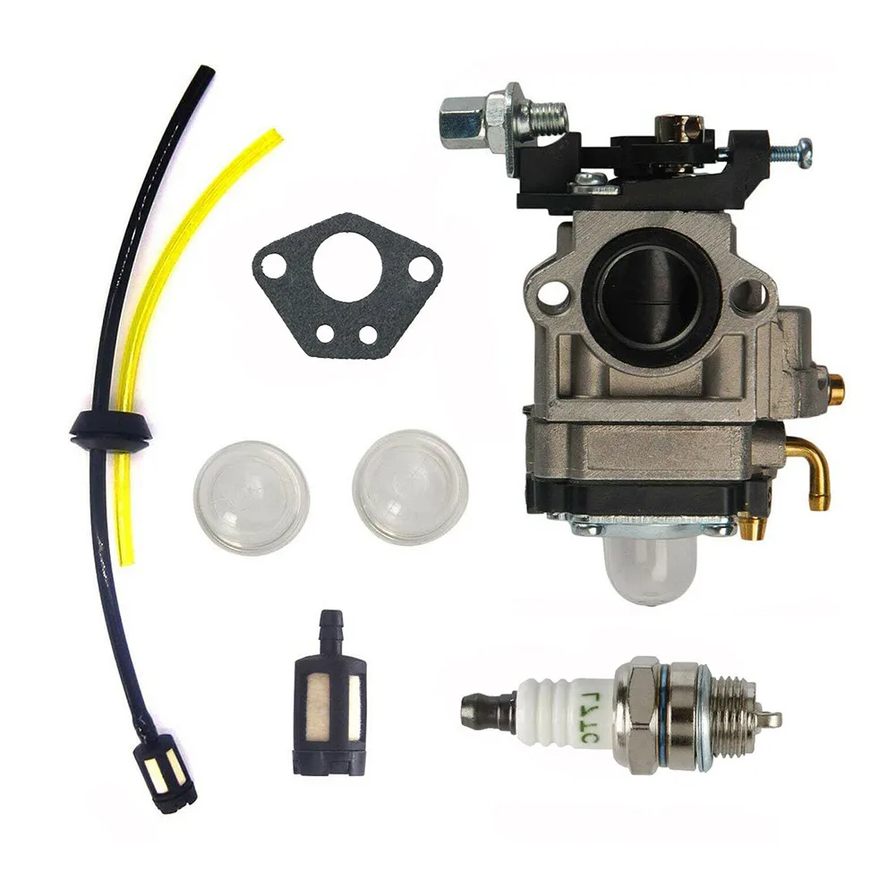 

Brush Cutter Carburetor Kits For 52cc And 49cc Timbertech Accessory Fuel Hose Spark Plug