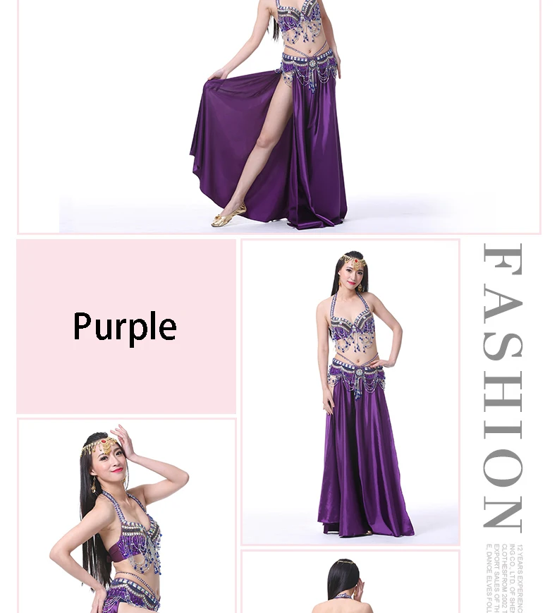 2pcs/set Belly Dance Costumes Oriental Dance Suit BellyDance Costumes Carnival Dance Costumes#865