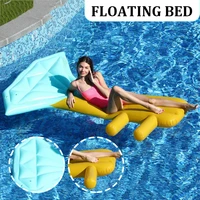 wholesale key shape inflatable float bed swimming pool beach summer party toys air mattress beach bed ed889