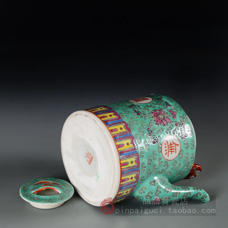 Традиционный Китайский Цзиндэчжэнь керамический сине-белый фарфоровый чайник