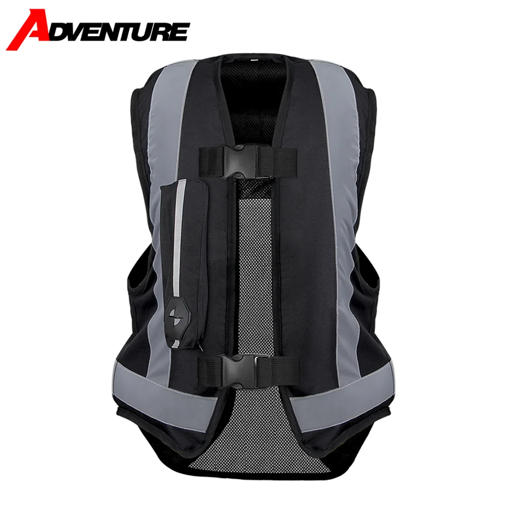 Air-bag Vest Moto Racing Advanced Motorcycle Air Bag Waterproof System Protective Airbag Motocross Jacket Reflective Safety Vest