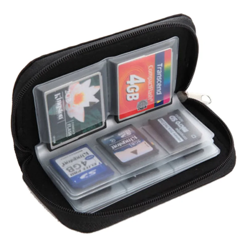 Чехол для карт памяти HC MMC CF, 22 слота для карт памяти Micro SD, чехол для хранения карт памяти, сумка, чехол, держатель, защитный кошелек