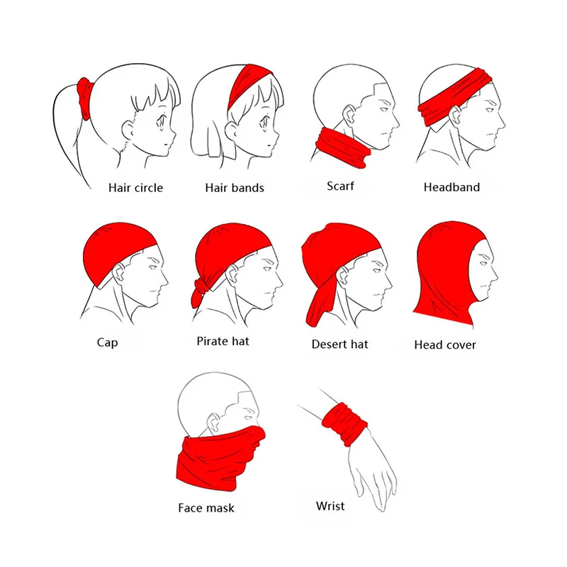Ветрозащитный велосипедный шарф с защитой от ультрафиолета маска для лица