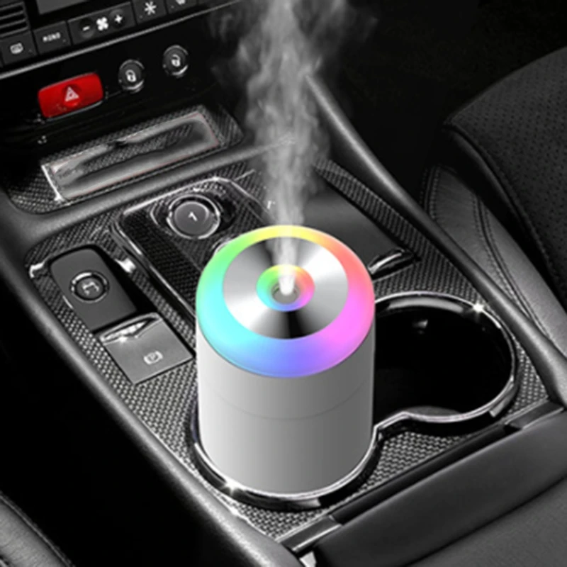 

350Ml Large Capacity Air Humidifier USB Rechargeable Wireless Ultrasonic Aroma Water Mist Diffuser Light