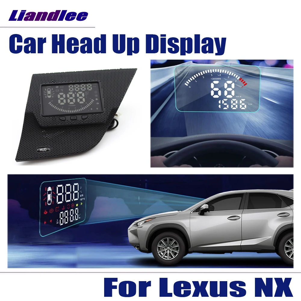 Автомобильный HUD Head Up Display OBD2 для Lexus NX 200t/300/300h NX200t/NX300/NX300h 2014 2020 аксессуары