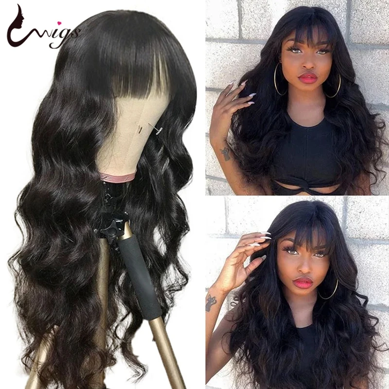 UWIGS волнистый парик с кружевной передней частью бразильский объемной волной 13х6