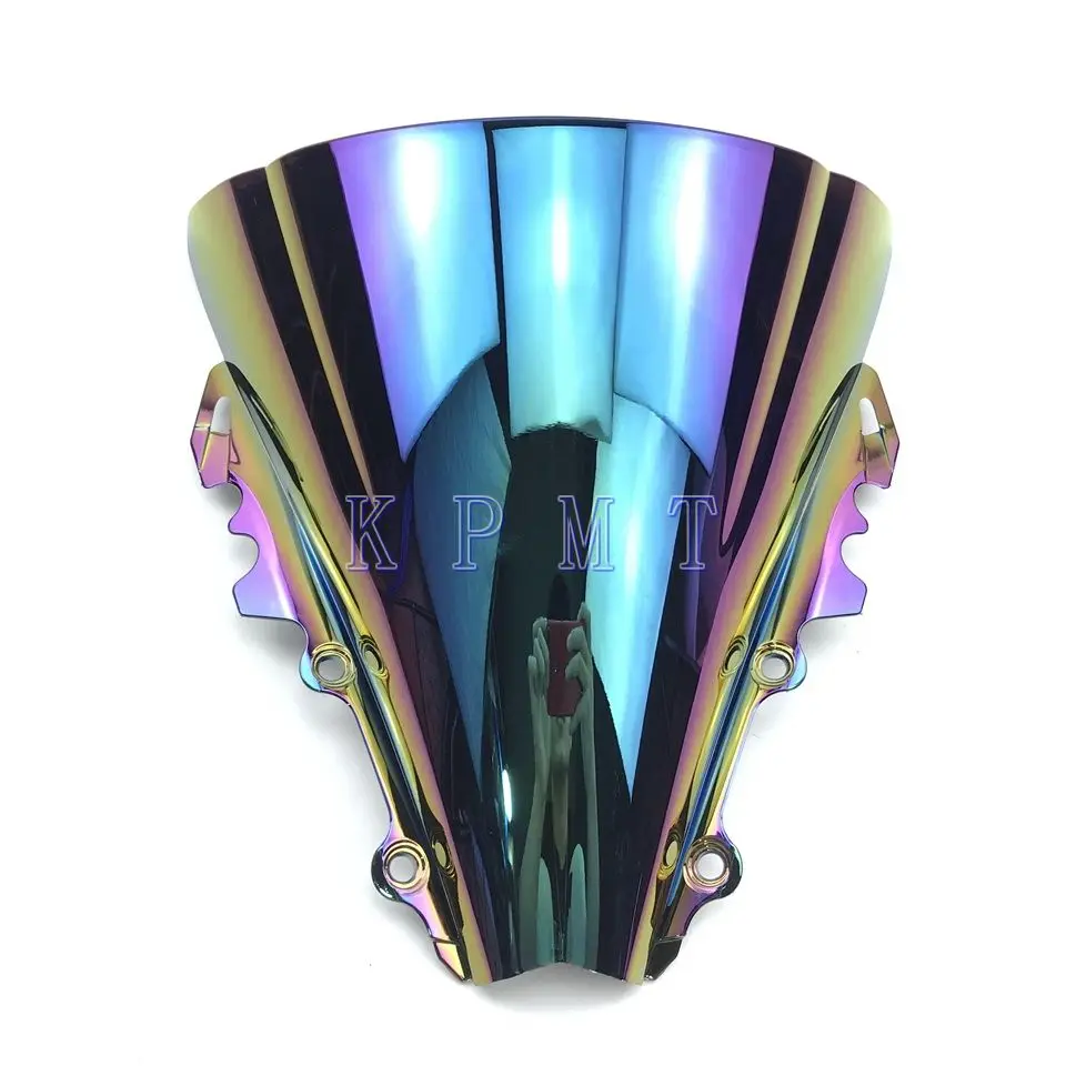 Ветровое стекло YZF R6 2006 2007 черное с двойными пузырьками для Yamaha YZF-R6 600 06 07 пластик |