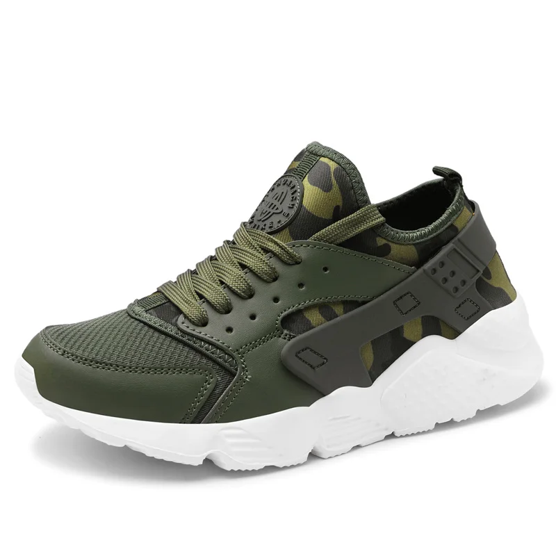 Кроссовки мужские беговые кроссовки ayakkabi erkek Большие размеры 47 valentine tn NK air Huarach обувь женская уличная обувь zapatos de hombre - Цвет: Зеленый