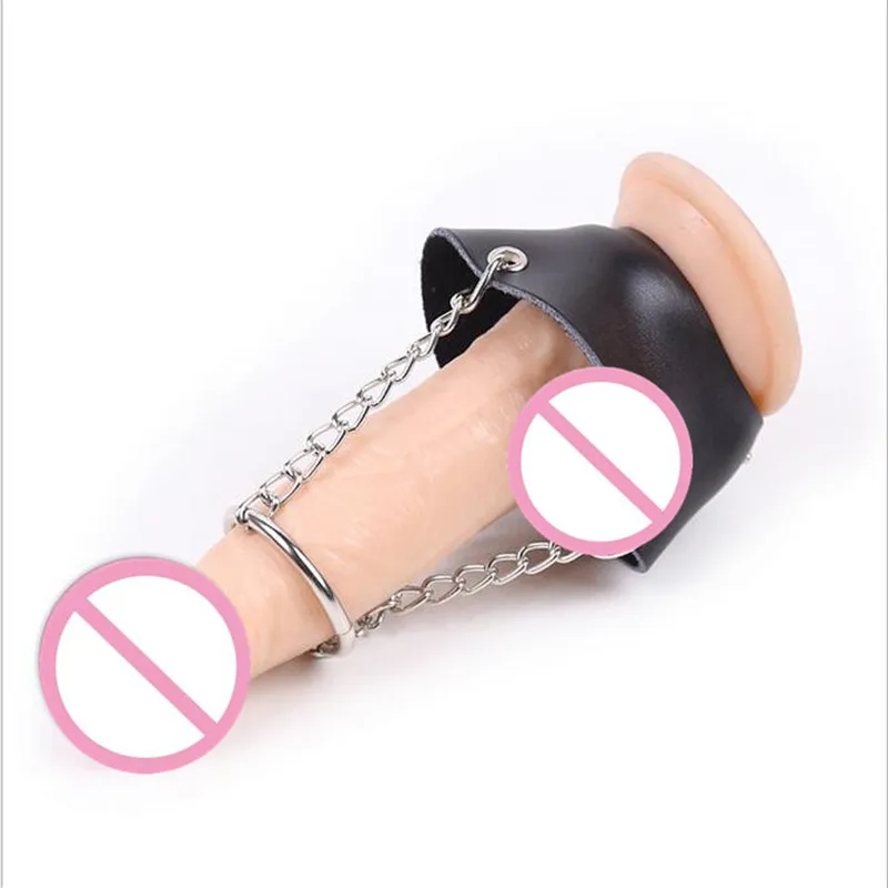 Кожаные товары для игр взрослых + кольцо пениса БДСМ игрушки Мужской Массажер