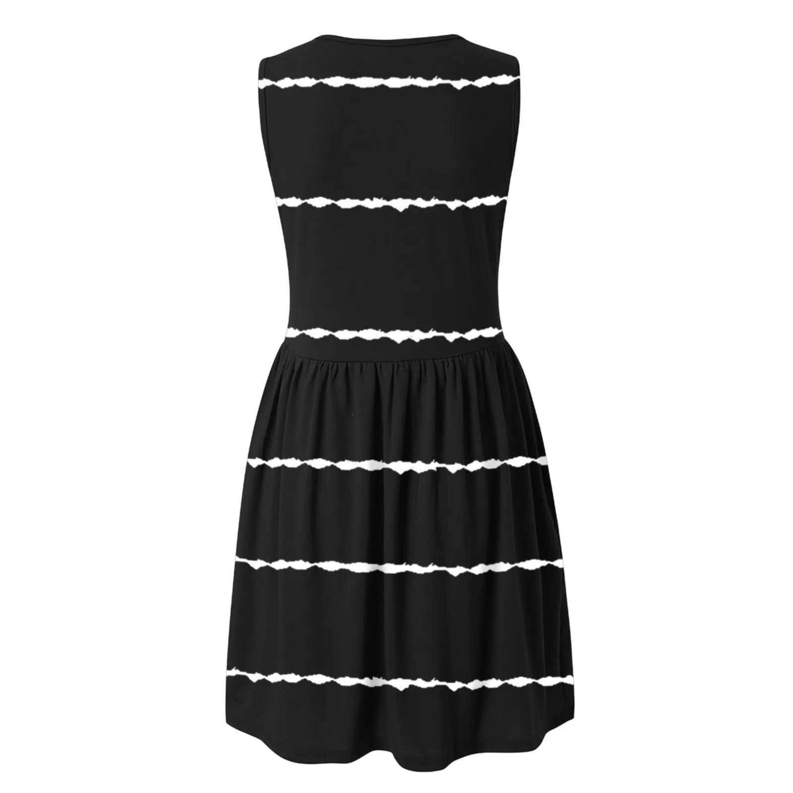 

Women's Summer Dress 2021 Summer Sleeveless Casual Skirt casual Blouse Elastic Vest Skirt With Pockets y2k bodycon dress