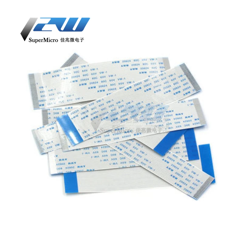 10 шт. плоский гибкий кабель с ПВХ изоляцией FFC FPC ЖК дисплей AWM 20624 80C 60V VW 1