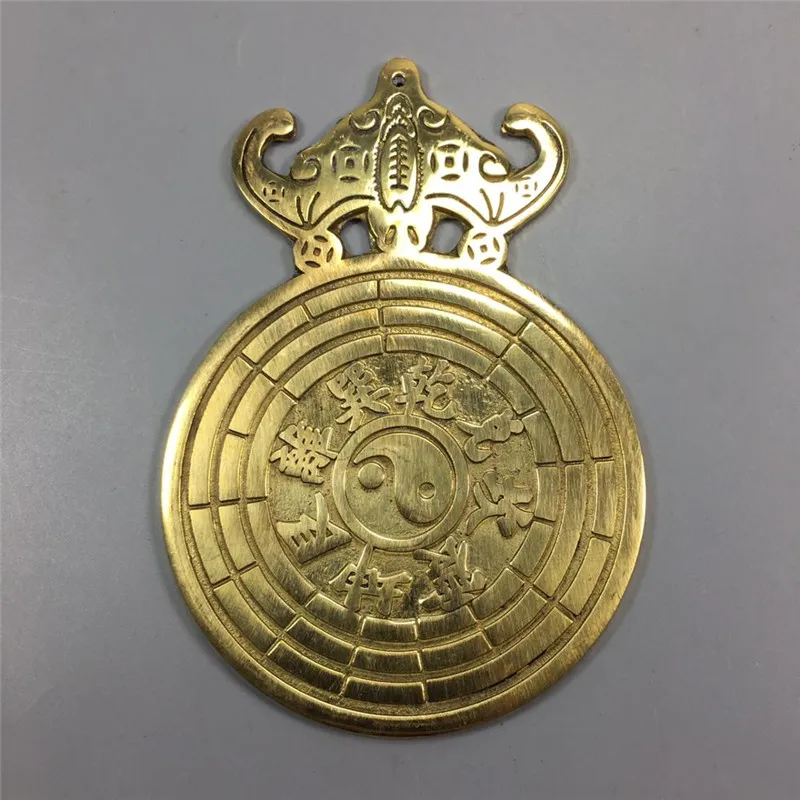 

Copper gossip mirror, Taisui wall, nine stars, money, pure copper, twelve animals, Taisui hanging ornaments