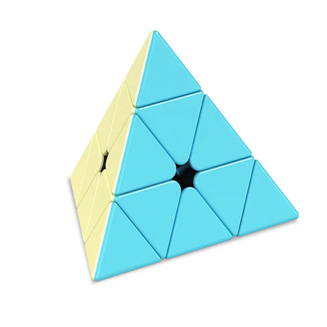 

[Picube]MoYu Meilong 3x3x3 Pyramid Magic Cube MoFangJiaoShi JINZITA 3x3 Cubo stickers Magico Puzzle Cube Gift Macaron Pyraminx