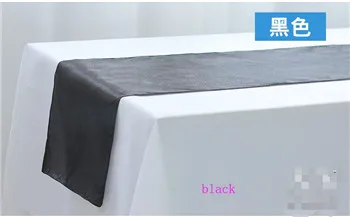 Color 8 Винтажные разноцветные белые рождественские белые синие атласные вечерние свадебные украшения Скатерть, дорожка - Цвет: Color 8
