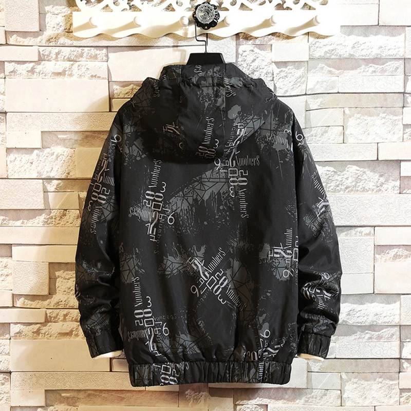 5XL плюс Размер Молодежная мужская повседневная куртка пальто Мужская мода