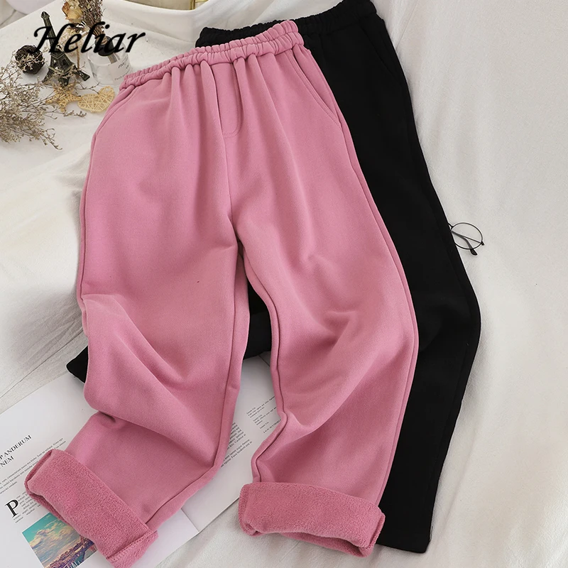 Брюки женские повседневные с широкими штанинами эластичным поясом и