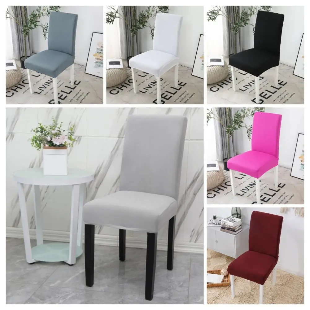 

Washable Useful Stretch Chair Covers Slipcovers Easy to Install Seat Slipcover Reusable for Banquet