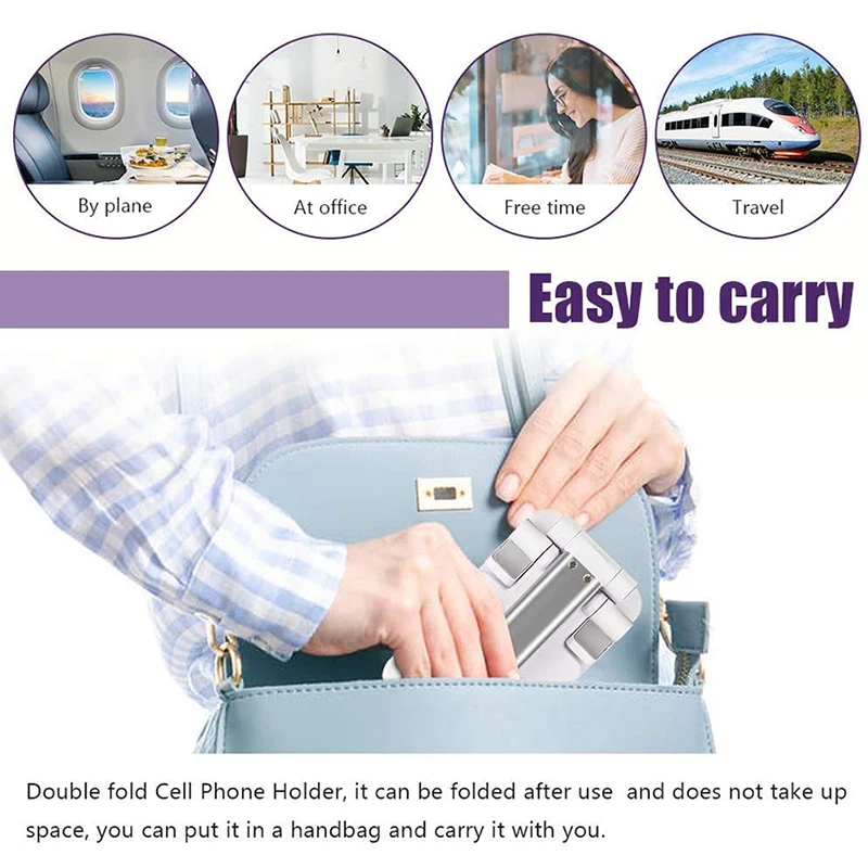 New Desk Mobile Phone Holder Stand For iPhone iPad Xiaomi huawei Metal Desktop Tablet Holder Table Cell Foldable Extend Support