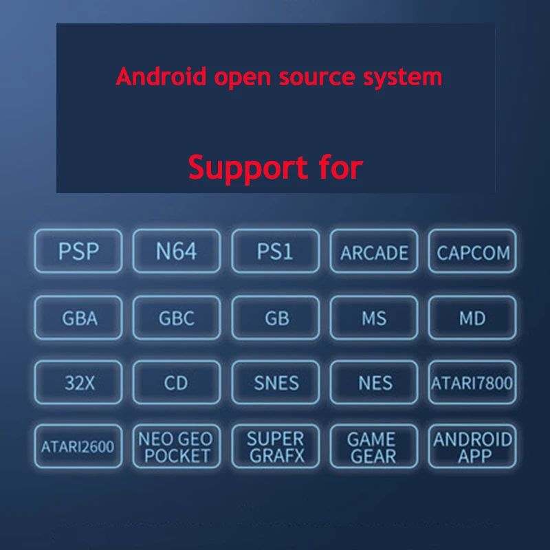 

2021 NEW Coolbaby Android Open Source System handheld game console 4.0 inch screen arcade retro Game player HD out For PS1 PSP