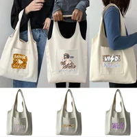 tote bag women%e2%80%98s shopper shopping bags canvas commuter outdoor wild handbags portable one shoulder shopping bag bags for women