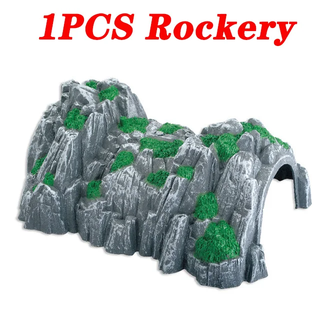 Rockery 5,5 см DIY универсальные аксессуары для светится в темноте магический трек обучающий вагон игрушка гоночный вагон для детей игрушки подарок - Цвет: Rockery