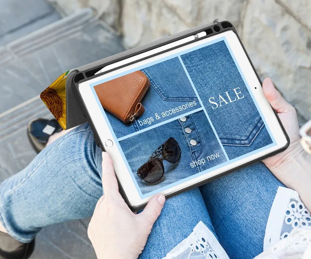 Чехол для iPad Air 3, 10,5 дюймов,, Фолио, резиновый, умный чехол, мягкий, ТПУ, задний Чехол с карандашом, для iPad Pro10.5 дюймов