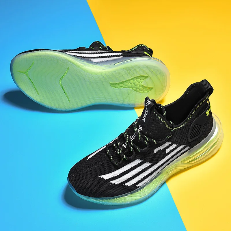 

New Arrival Men Shoes Lace-Up Breathable Walking Shoes Tenis Masculino Mens Trainers Fashion Soft Sneakers Hot Sale Plus Size 46