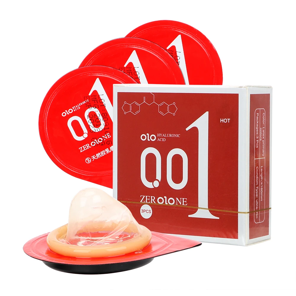 Ультратонкие презервативы VATINE с термоприкосновением насадка на пенис