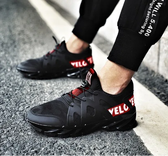 

New Unisex Spring Air Mesh Sneakers Women Blade Red Running Shoes Men Comfortable Outdoor Sports Jogging Walking Female Trainers