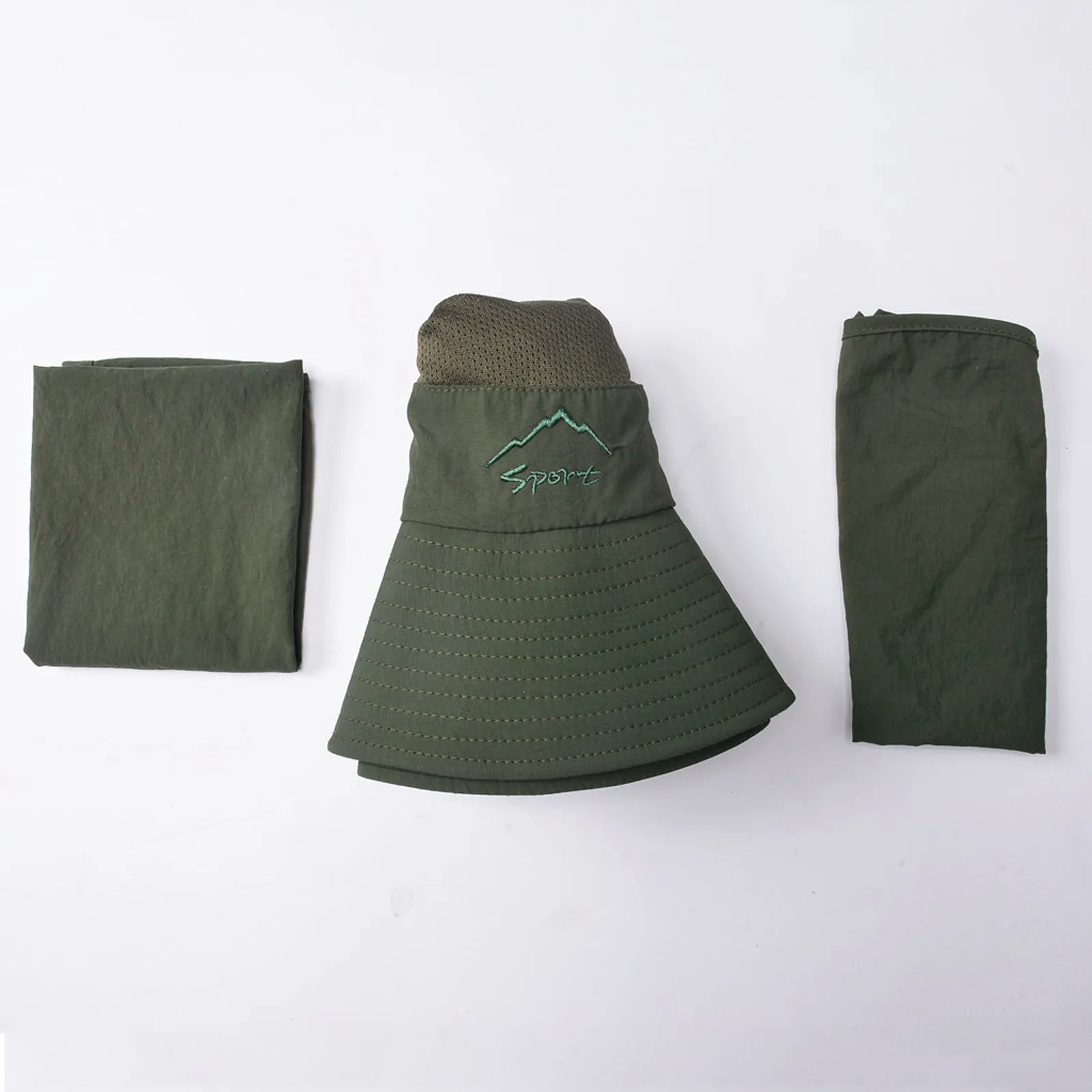 

2021 Sun Hat For Man Sunhat Summer Outdoor Quick-drying Sunscreen Fisherman Hat Fishing Breathable Sun hats Female Face Mask