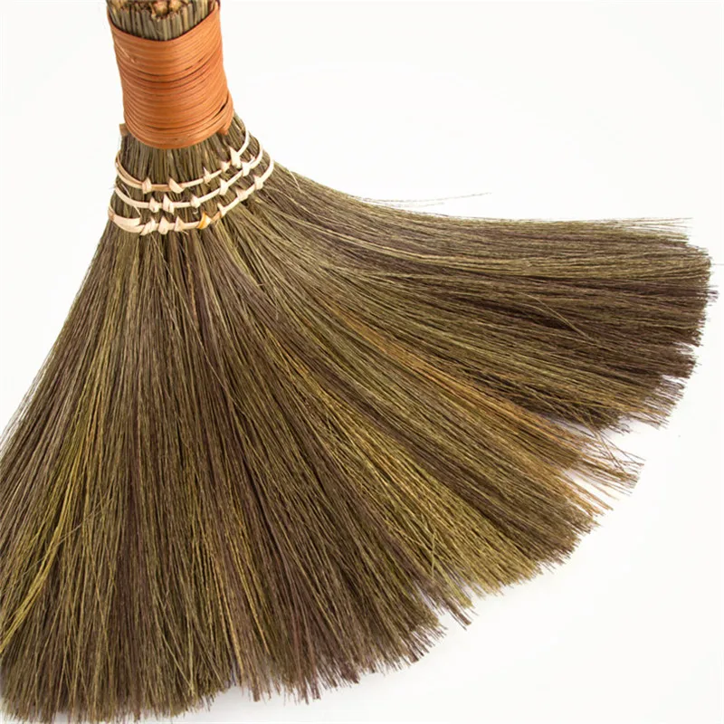 

Wooden Floor Soft Fur Broom Sweeping Manual Archaize Broom Household Floor Hair Clean Mans Grass Sweeper Dust Brush Clean Tools