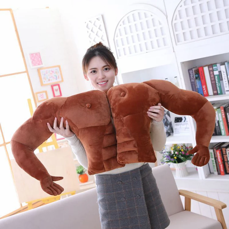 

3d подушка для сна креативная рука бойфренда мягкая плюшевая подушка игрушка кукла забавная форма мышечная Подушка подарок для девочки дома...