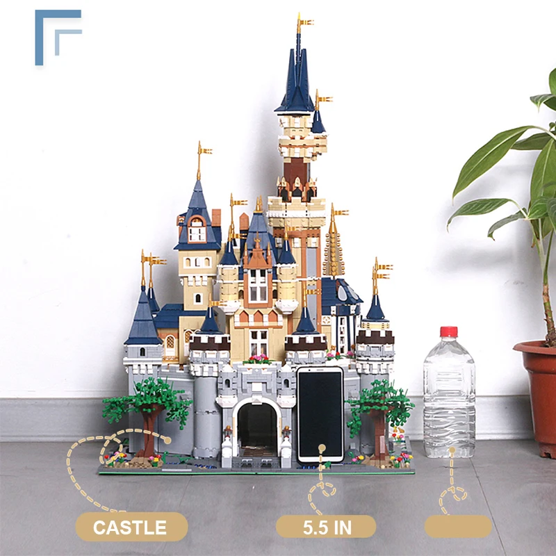 Сказочный замок Mold King 13132 совместимый с 71040 16008 строительные блоки кирпичи