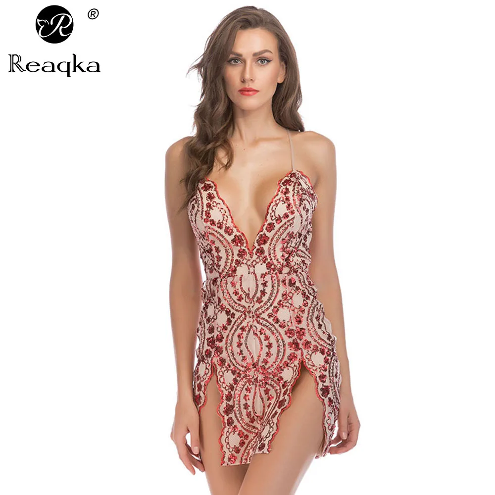 Женское платье с блестками черное красное белое Золотое элегантное V образным