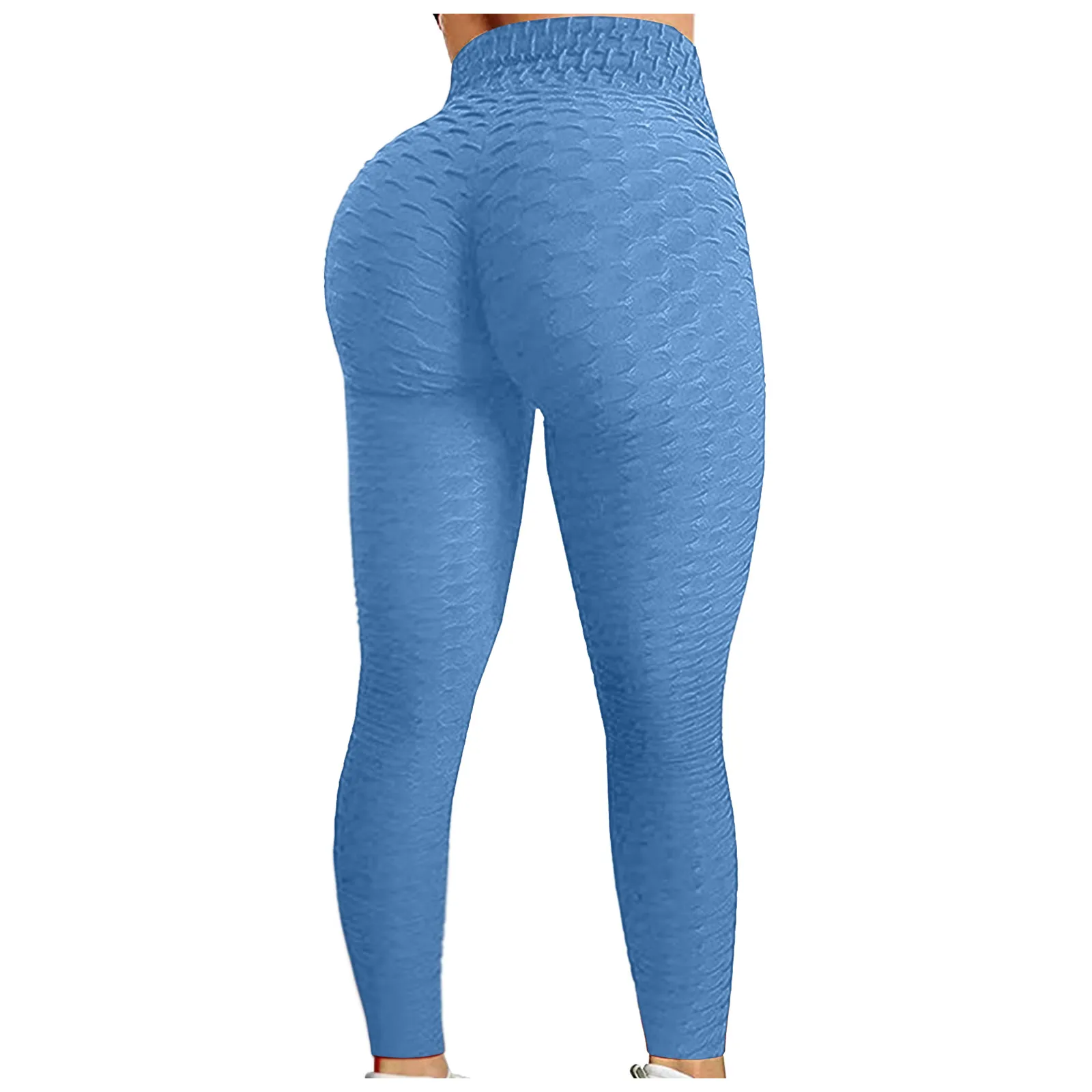 

Pure Color Trousers Push Up Leggings Sport Women Fitness Breathable Ankle-length Harajuku Elastic Female's Clothing Seamless