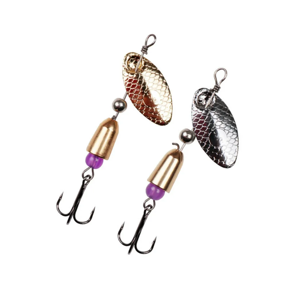 

5pcs/lot Sequin With Single Hook Or Tremble Hook Lure Decoy 5.5G Composite Rotary Sequin Flying Long Shot Composite Sequin Makou