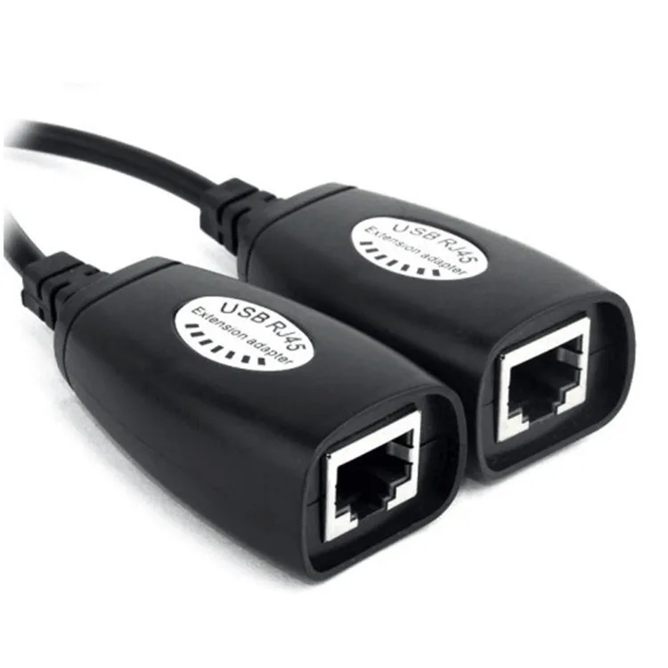 Удлинительный адаптер USB 2 0 штекер и гнездо до футов с использованием кабеля Ethernet