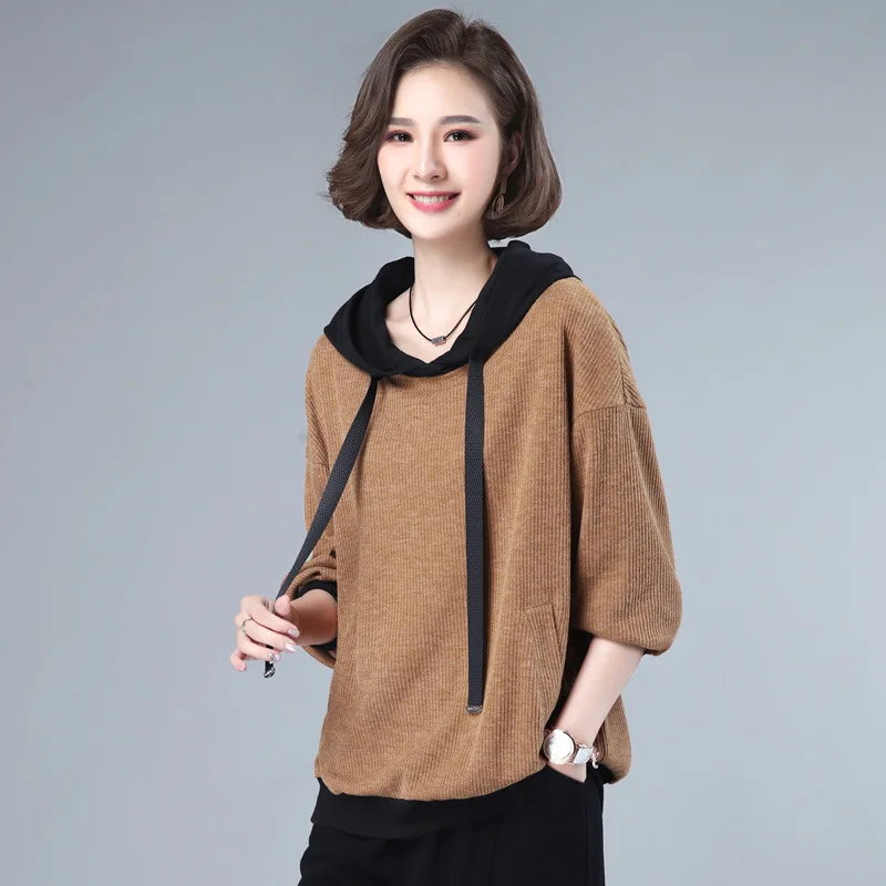 

sweatershirt Womens Cat Long Sleeve Hoodie Sweatshirt Hooded Pullover Tops Blouse Jumper Women White