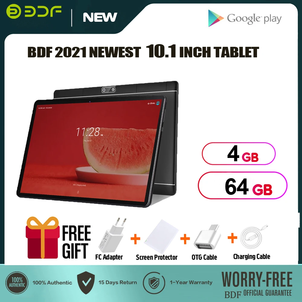 

New Arrival Pro 10.1 Inch Tablet Pc Android 9.0 Tab 3G Phone Call WiFi GPS Bluetooth Pad Tablets Dual SIM Cards 4GB RAM 64GB ROM