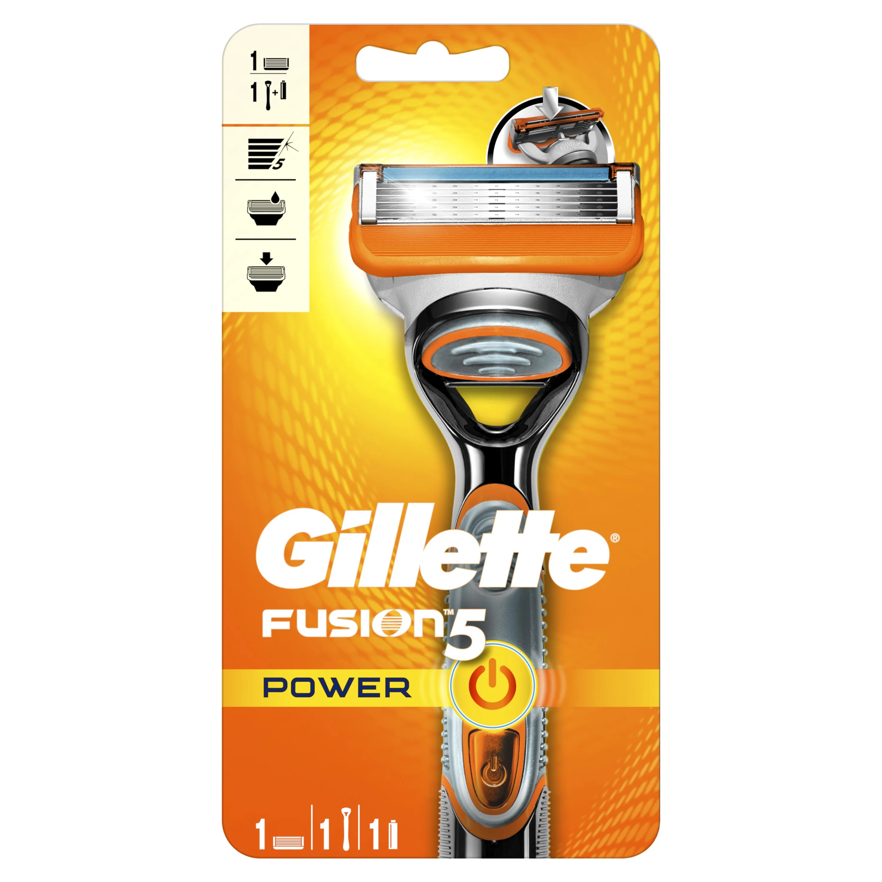 Мужская Бритва Gillette Fusion Power с 1 сменной кассетой|machine for shaving|razor gillette fusionrazor |