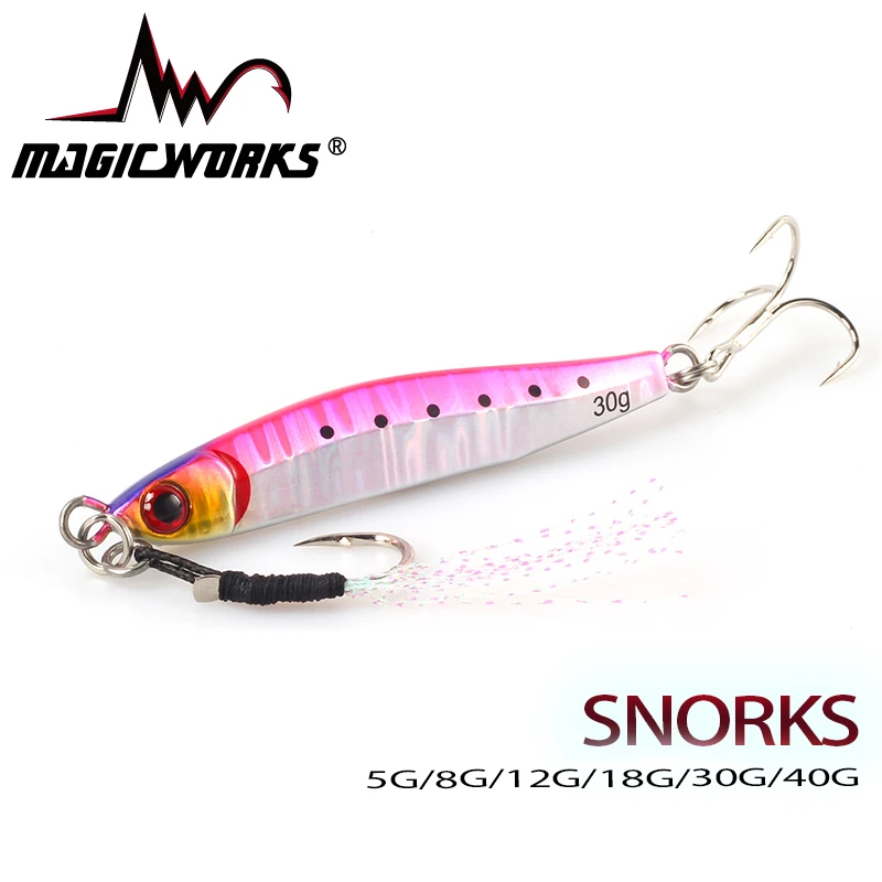 Приманка MAGIC WORKS металлическая для морской рыбалки блесна искусственная приманка