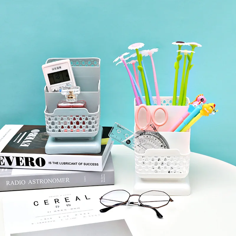 Креативный модный полый держатель для ручки из ротанга ткань фотобокс большая