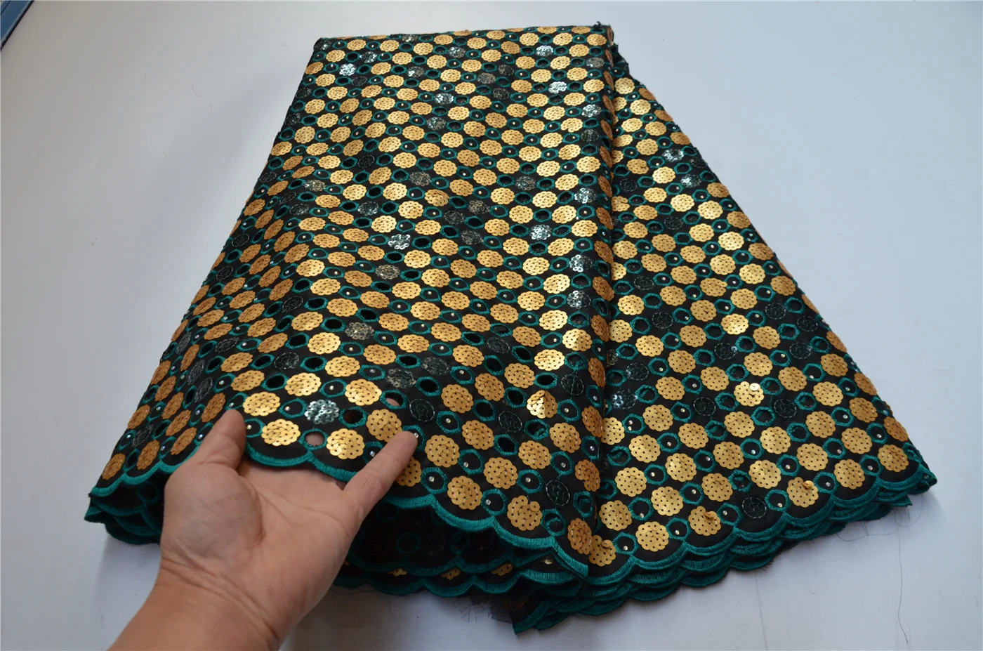 

Новинка, Высококачественная африканская кружевная ткань с блестками, нигерийское свадебное вечернее платье, женское французское Тюлевое ш...