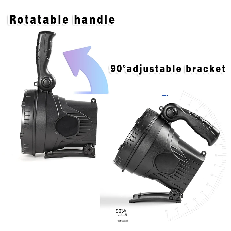 Самый мощный светодиодный Портативный прожектор фонарик с P90 лампа бисер