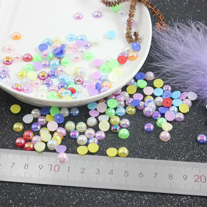 200 шт. полукруглые бусины для книг 8 мм | Дом и сад